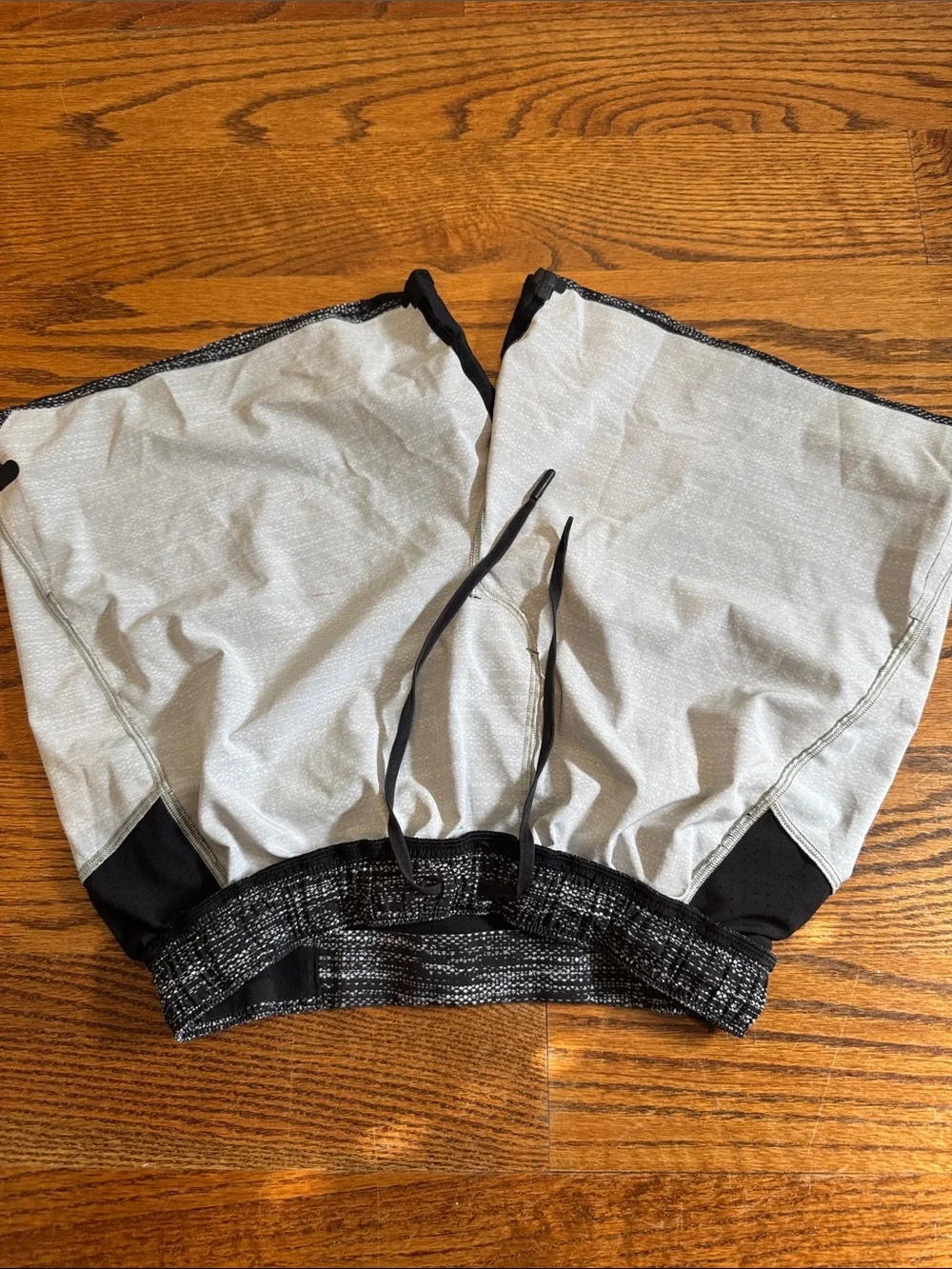 lululemon Men's Heathered Black Athletic Shorts